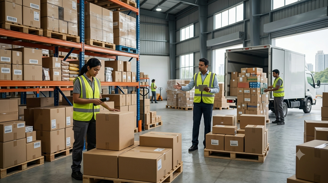 Supply chain and logistics visibility dashboard