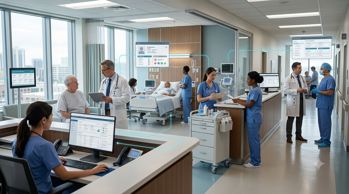 Zenix hospital management dashboard